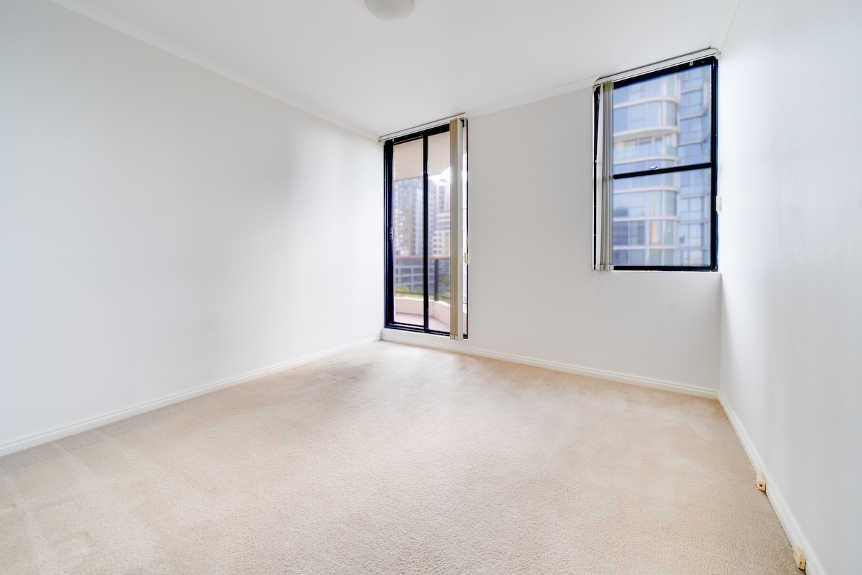 Bedroom — Scandinavian — before staging