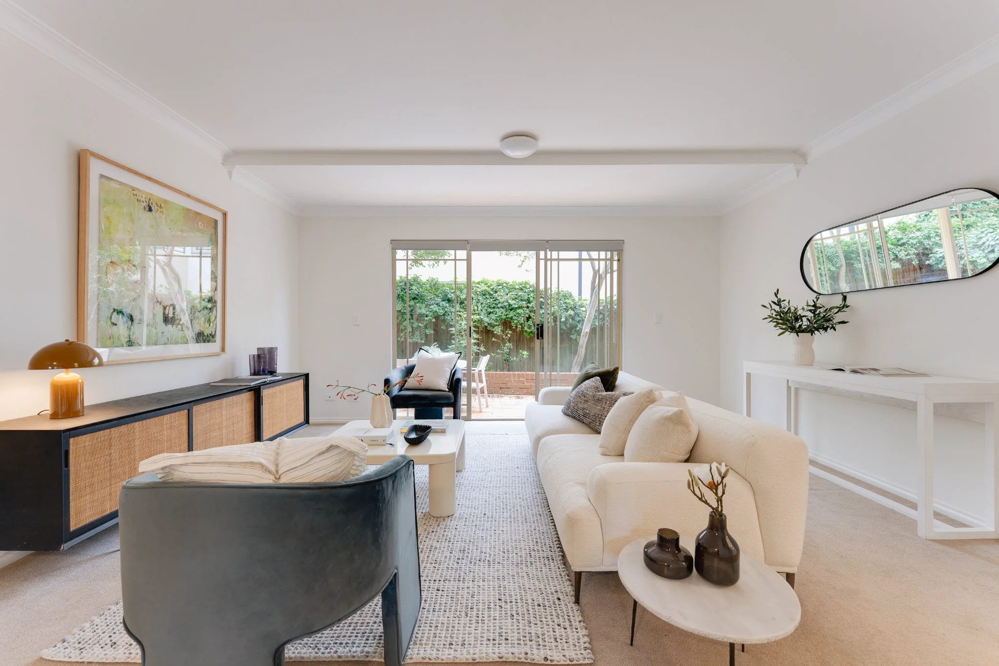 Living Room — before staging